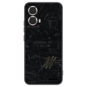 Picasee silikonski črni ovitek za Motorola Moto G85 - SCRATCH