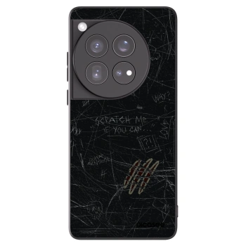 Picasee silikonski črni ovitek za OnePlus 12 5G - SCRATCH