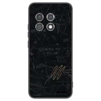 Picasee silikonski črni ovitek za OnePlus 11 5G - SCRATCH