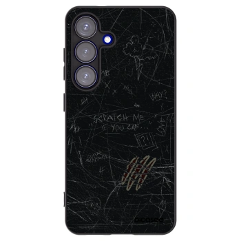 Picasee silikonski črni ovitek za Samsung Galaxy S25 5G - SCRATCH