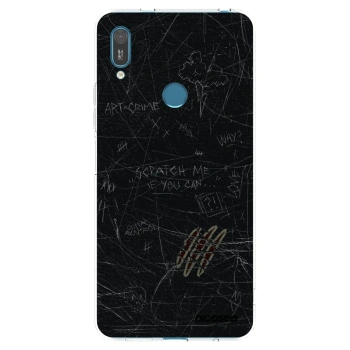 Picasee silikonski prozorni ovitek za Huawei Y7 2019 - SCRATCH