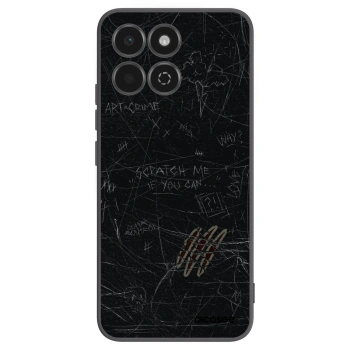Picasee silikonski črni ovitek za Honor 200 Smart 5G - SCRATCH
