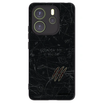 Picasee silikonski črni ovitek za Xiaomi Redmi Note 14 4G - SCRATCH