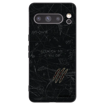 Picasee silikonski črni ovitek za Google Pixel 8 Pro - SCRATCH