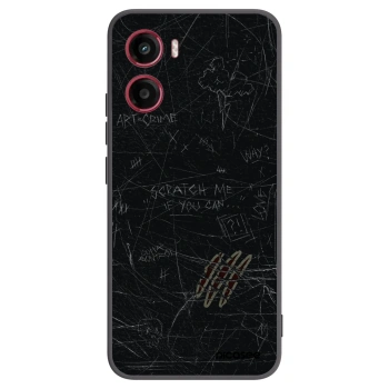 Picasee silikonski črni ovitek za Motorola Moto G05 - SCRATCH