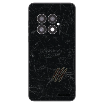 Picasee silikonski črni ovitek za OnePlus 13 5G - SCRATCH