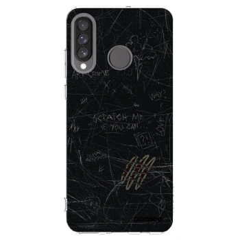 Picasee silikonski prozorni ovitek za Huawei P30 Lite - SCRATCH