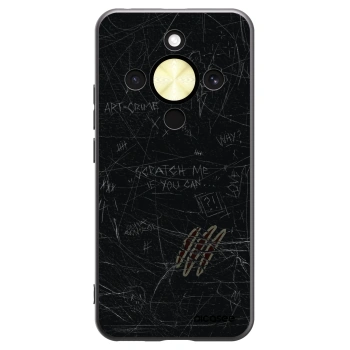 Picasee silikonski črni ovitek za Honor Magic8 Lite 5G - SCRATCH