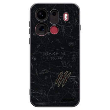 Picasee silikonski črni ovitek za OPPO Find X9 Pro - SCRATCH