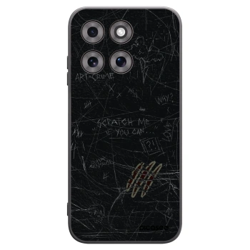 Picasee silikonski črni ovitek za Motorola Moto G77 - SCRATCH