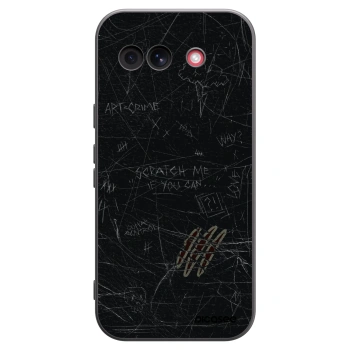 Picasee silikonski črni ovitek za Google Pixel 10a - SCRATCH