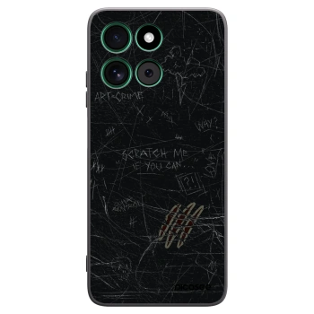 Picasee silikonski črni ovitek za Motorola Moto G57 Power - SCRATCH