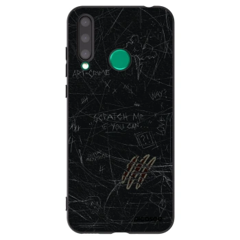 Picasee silikonski črni ovitek za Honor 20 Lite - SCRATCH