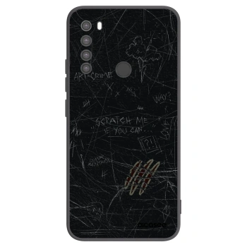 Picasee silikonski črni ovitek za Xiaomi Redmi Note 8 - SCRATCH