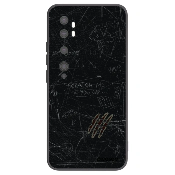 Picasee silikonski črni ovitek za Xiaomi Mi Note 10 (Pro) - SCRATCH