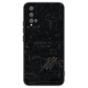 Picasee silikonski črni ovitek za Huawei Nova 5T - SCRATCH