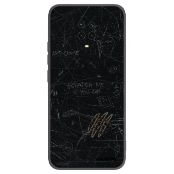Picasee silikonski črni ovitek za Xiaomi Redmi Note 9 Pro - SCRATCH