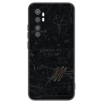 Picasee silikonski črni ovitek za Xiaomi Mi Note 10 Lite - SCRATCH