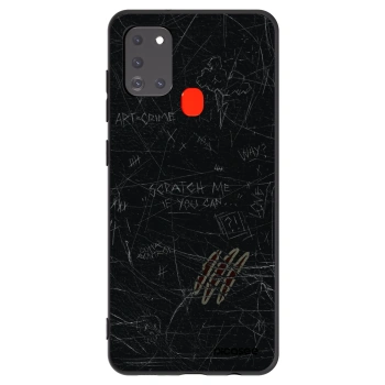 Picasee silikonski črni ovitek za Samsung Galaxy A21s - SCRATCH
