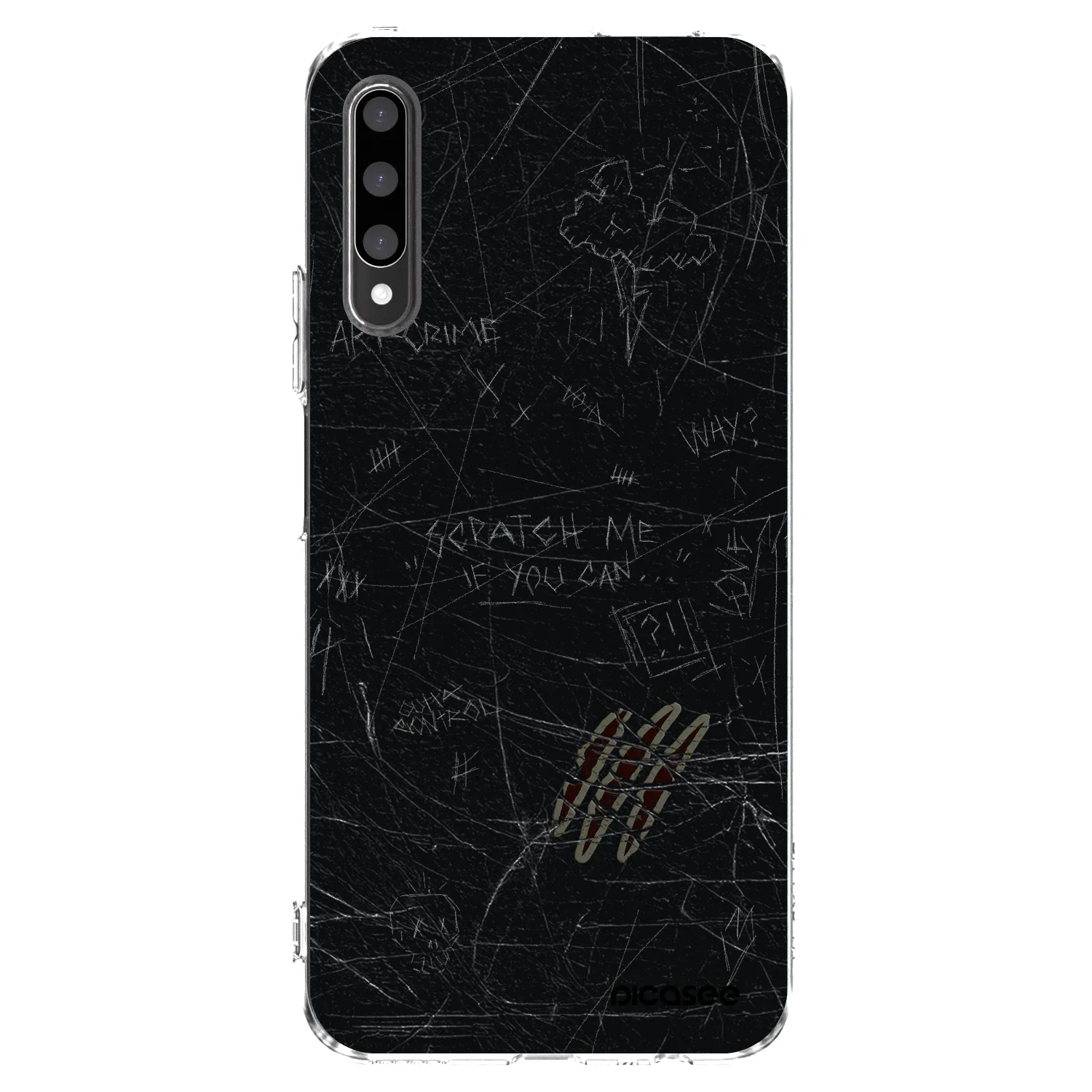 Picasee silikonski prozorni ovitek za Honor 9X Pro - SCRATCH
