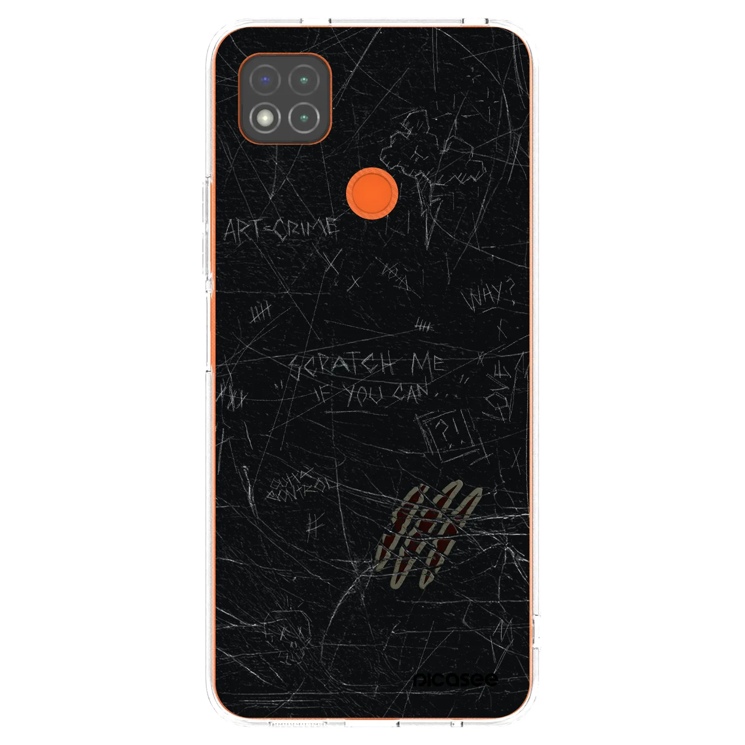 Picasee silikonski prozorni ovitek za Xiaomi Redmi 9C - SCRATCH