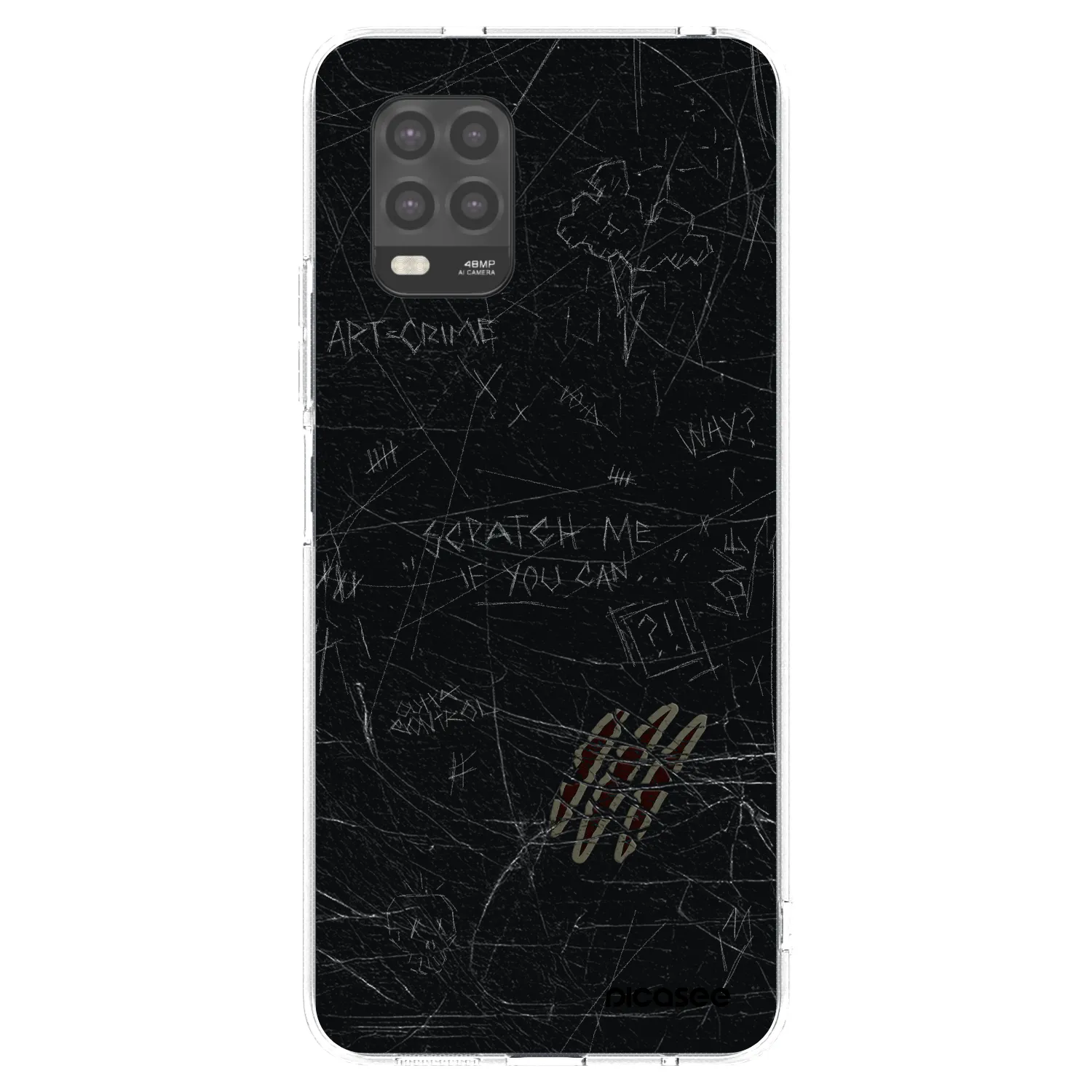 Picasee silikonski prozorni ovitek za Xiaomi Mi 10 Lite - SCRATCH