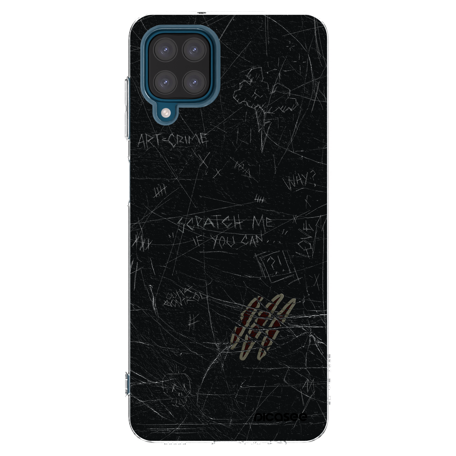 Picasee silikonski prozorni ovitek za Samsung Galaxy A12 A125F - SCRATCH