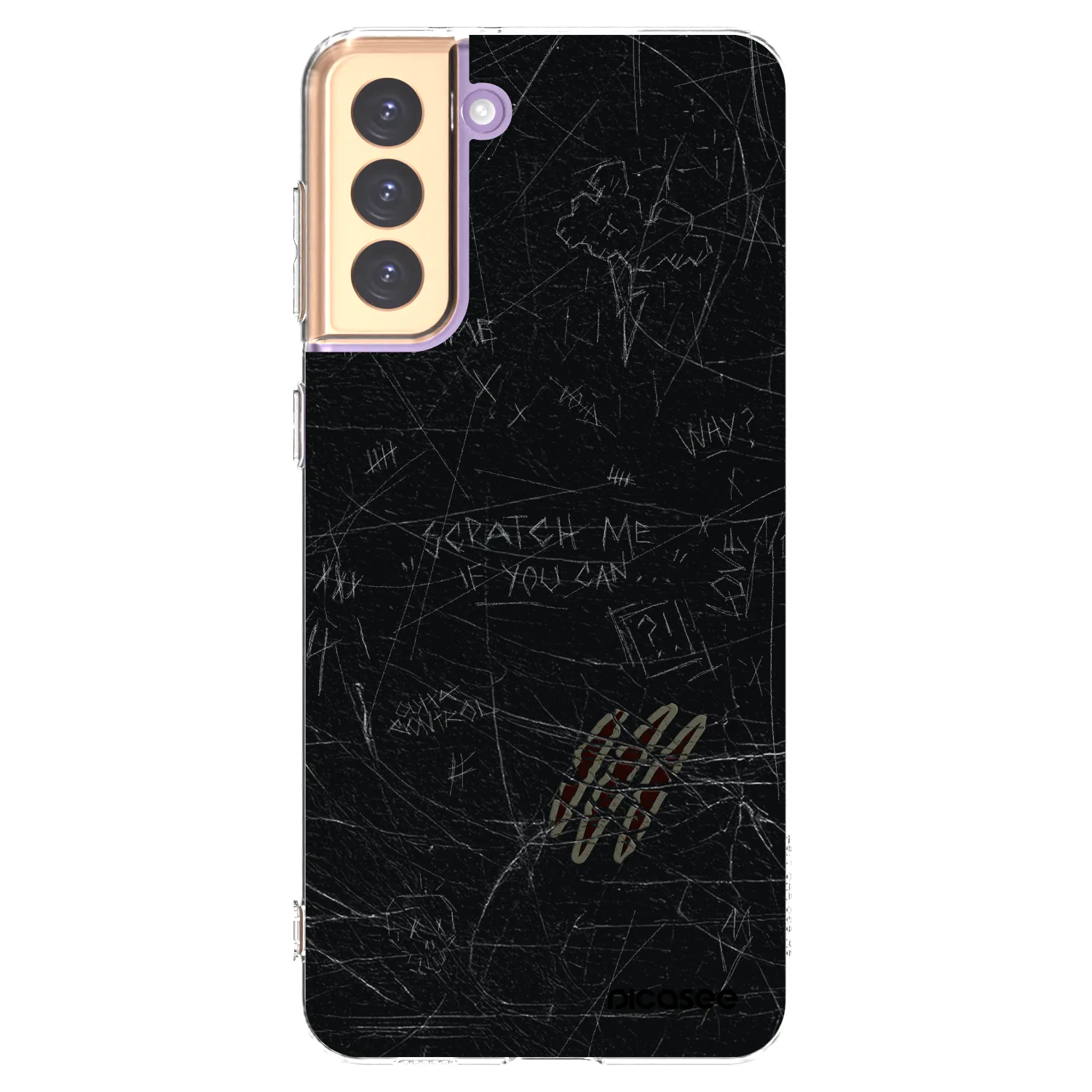 Picasee silikonski prozorni ovitek za Samsung Galaxy S21+ 5G G996F - SCRATCH