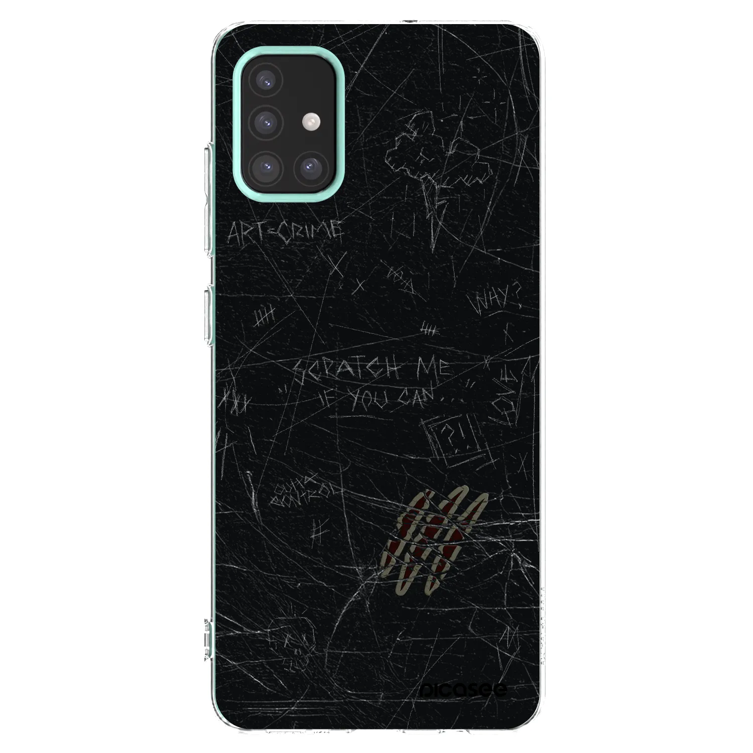 Picasee silikonski prozorni ovitek za Samsung Galaxy M31s - SCRATCH