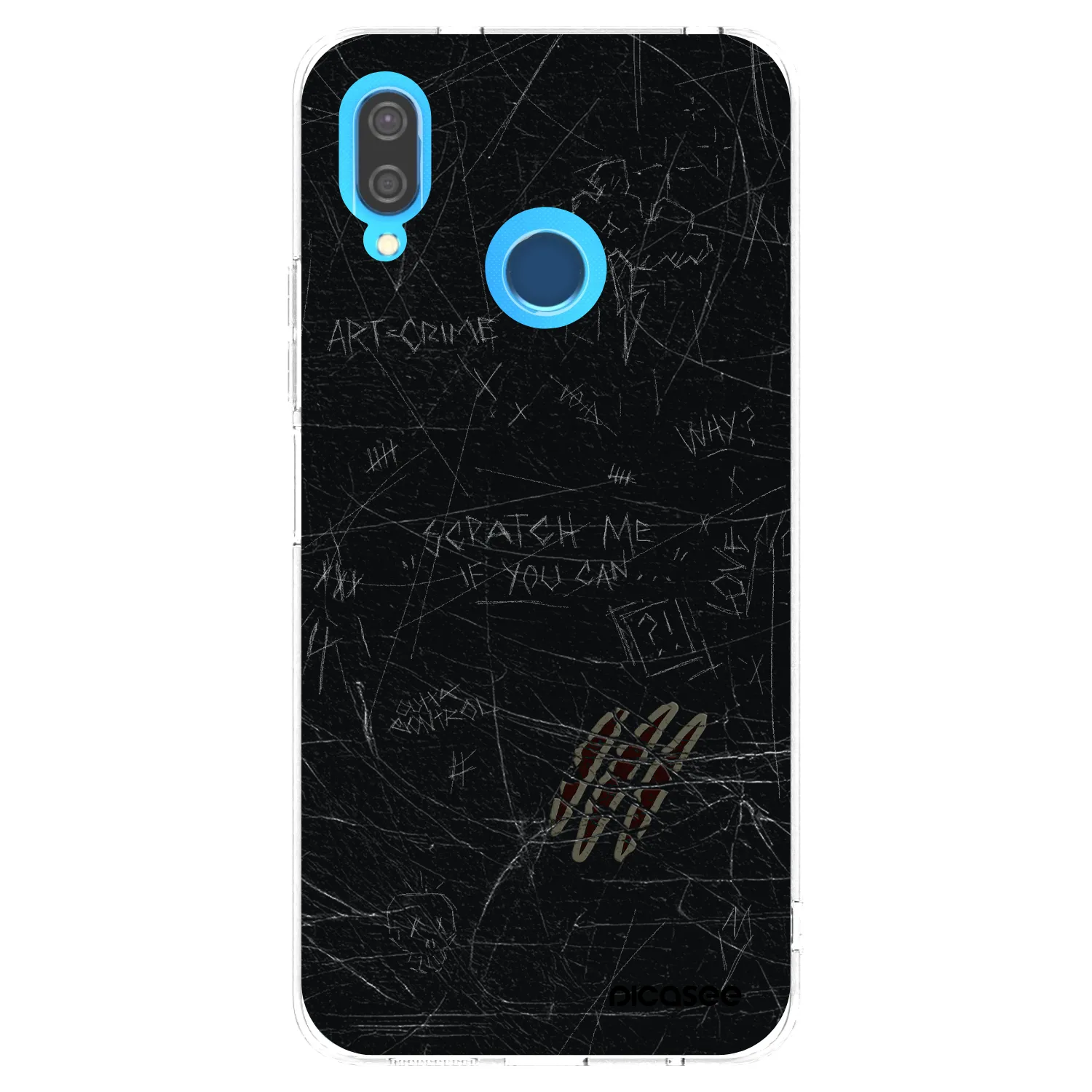 Picasee silikonski prozorni ovitek za Huawei P20 Lite - SCRATCH