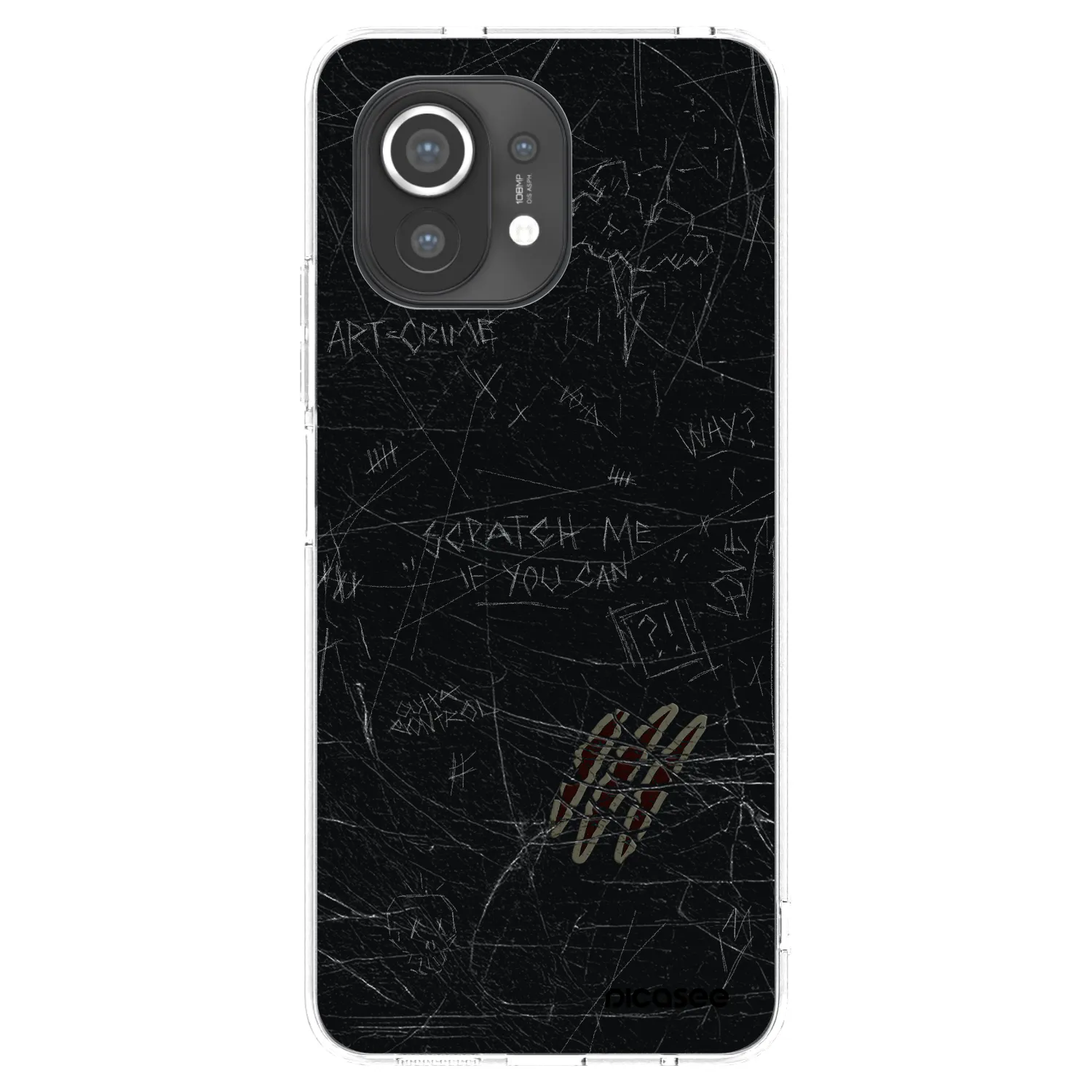 Picasee silikonski prozorni ovitek za Xiaomi Mi 11 - SCRATCH