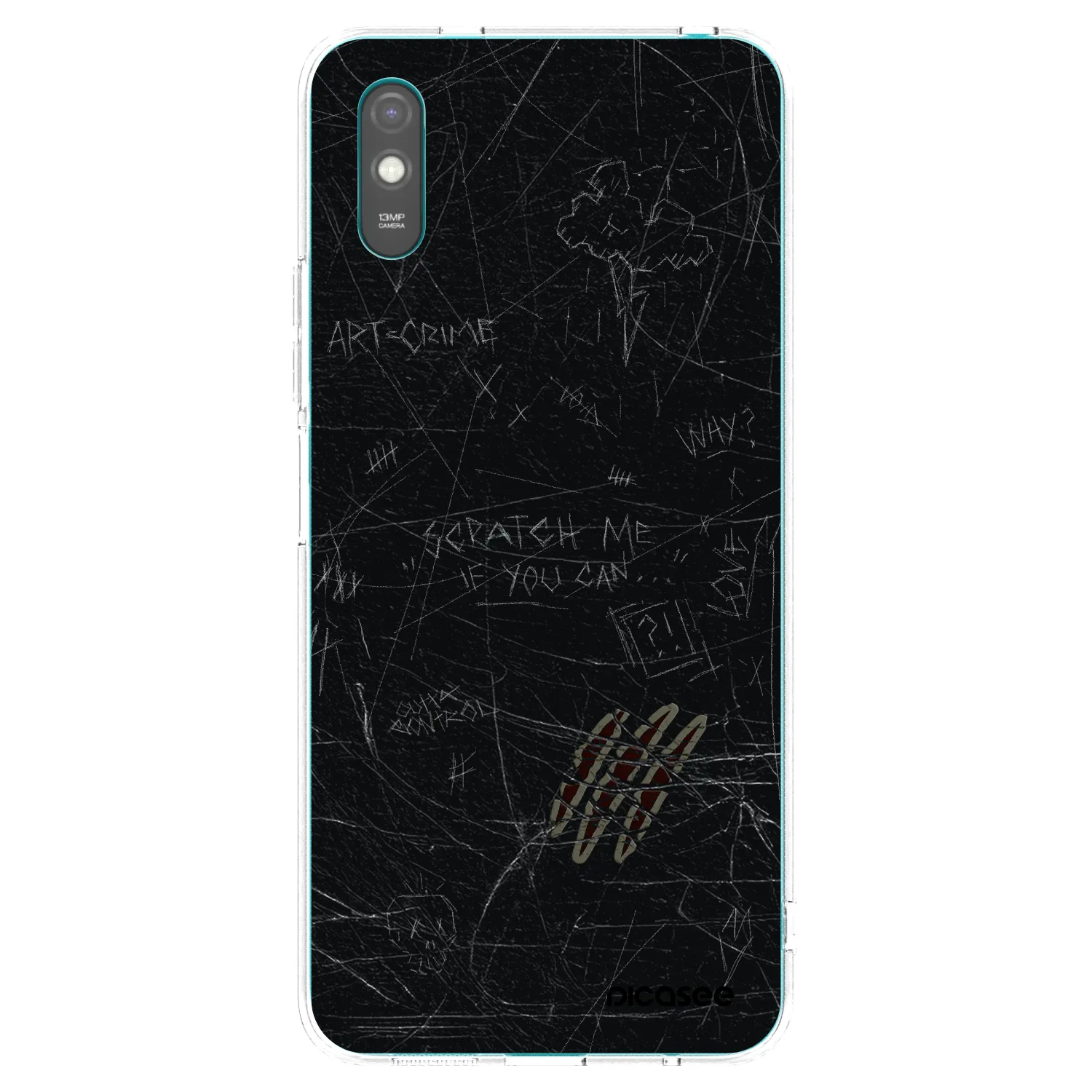 Picasee silikonski prozorni ovitek za Xiaomi Redmi 9AT - SCRATCH