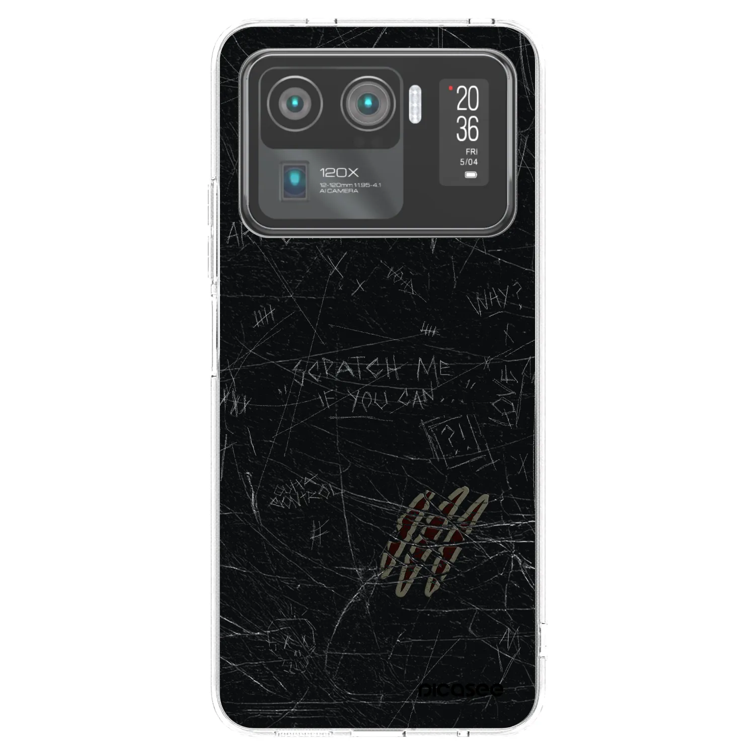 Picasee silikonski prozorni ovitek za Xiaomi Mi 11 Ultra - SCRATCH
