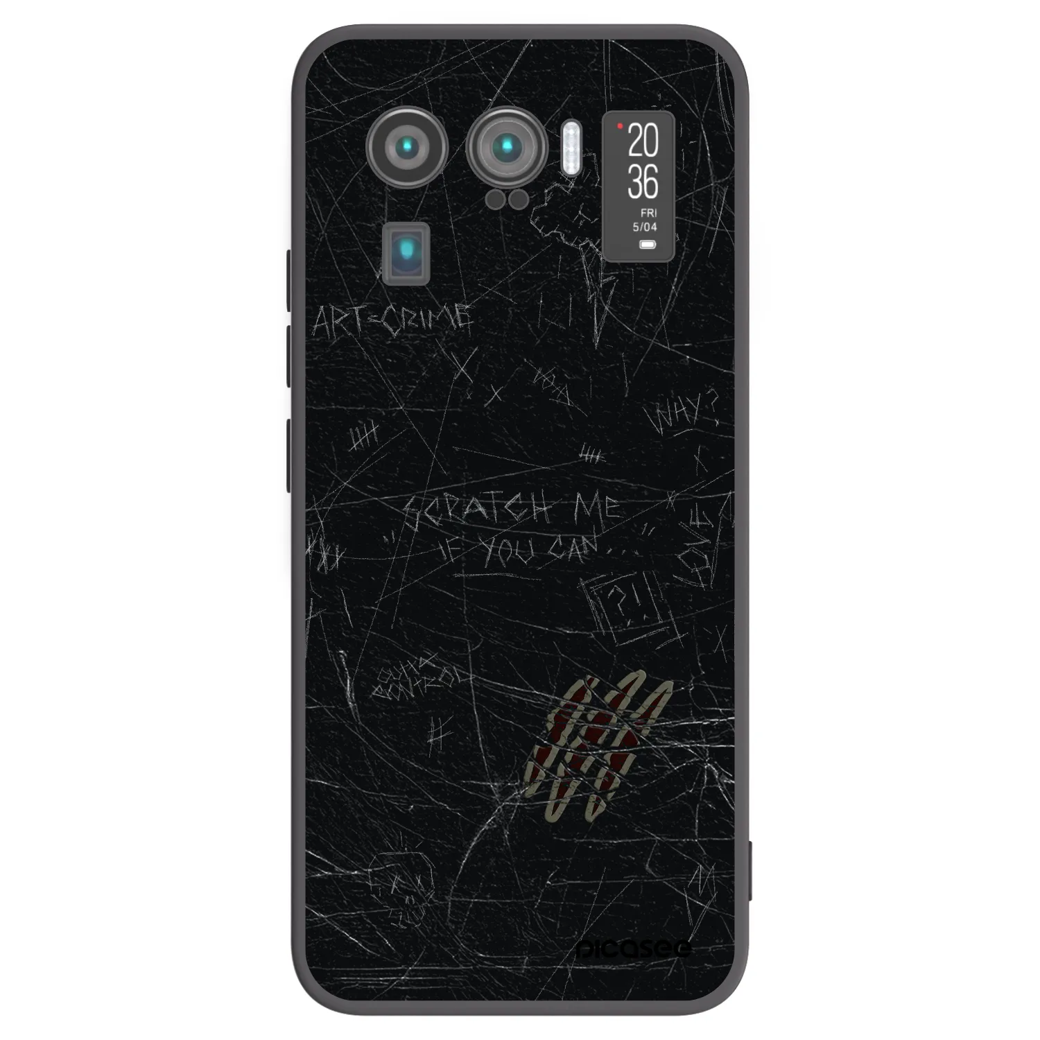 Picasee silikonski črni ovitek za Xiaomi Mi 11 Ultra - SCRATCH