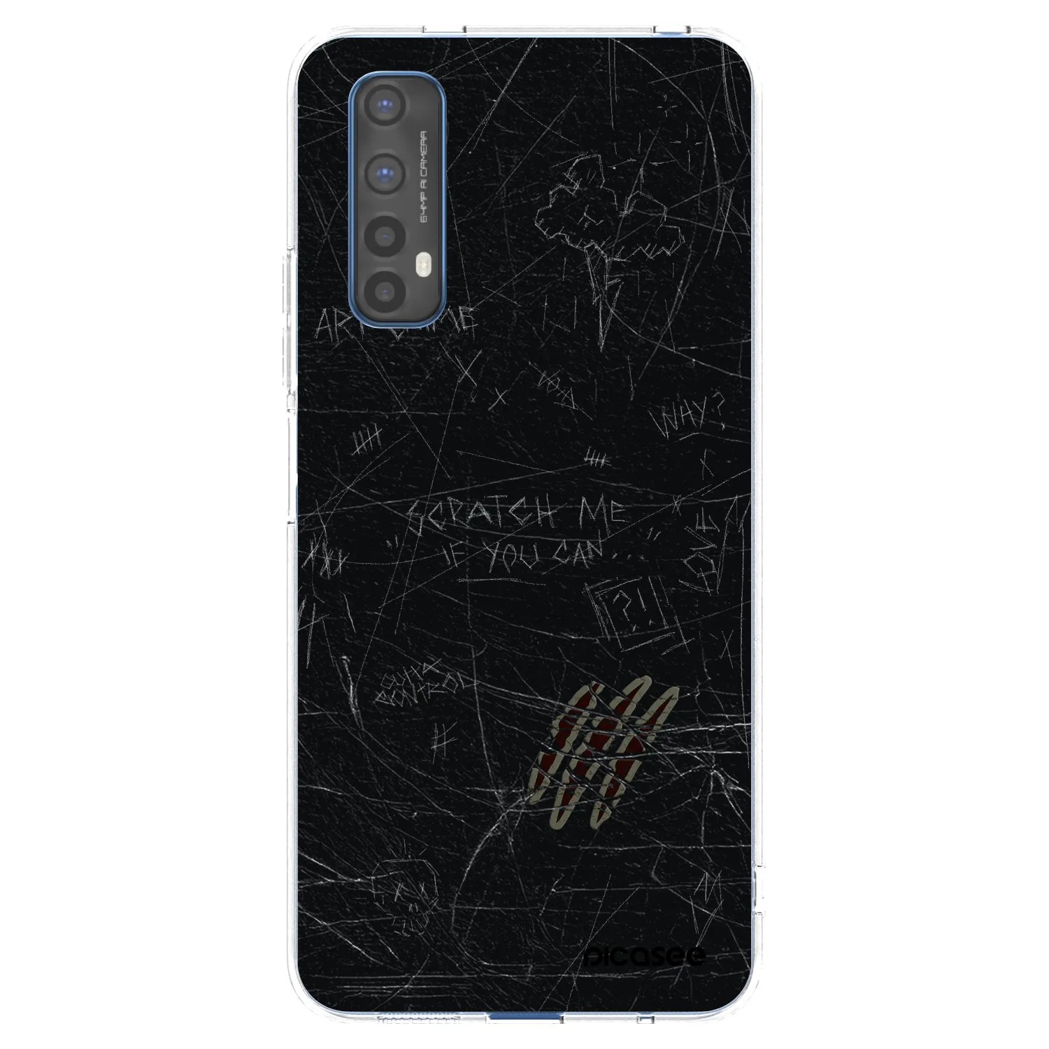 Picasee silikonski prozorni ovitek za Realme 7 - SCRATCH
