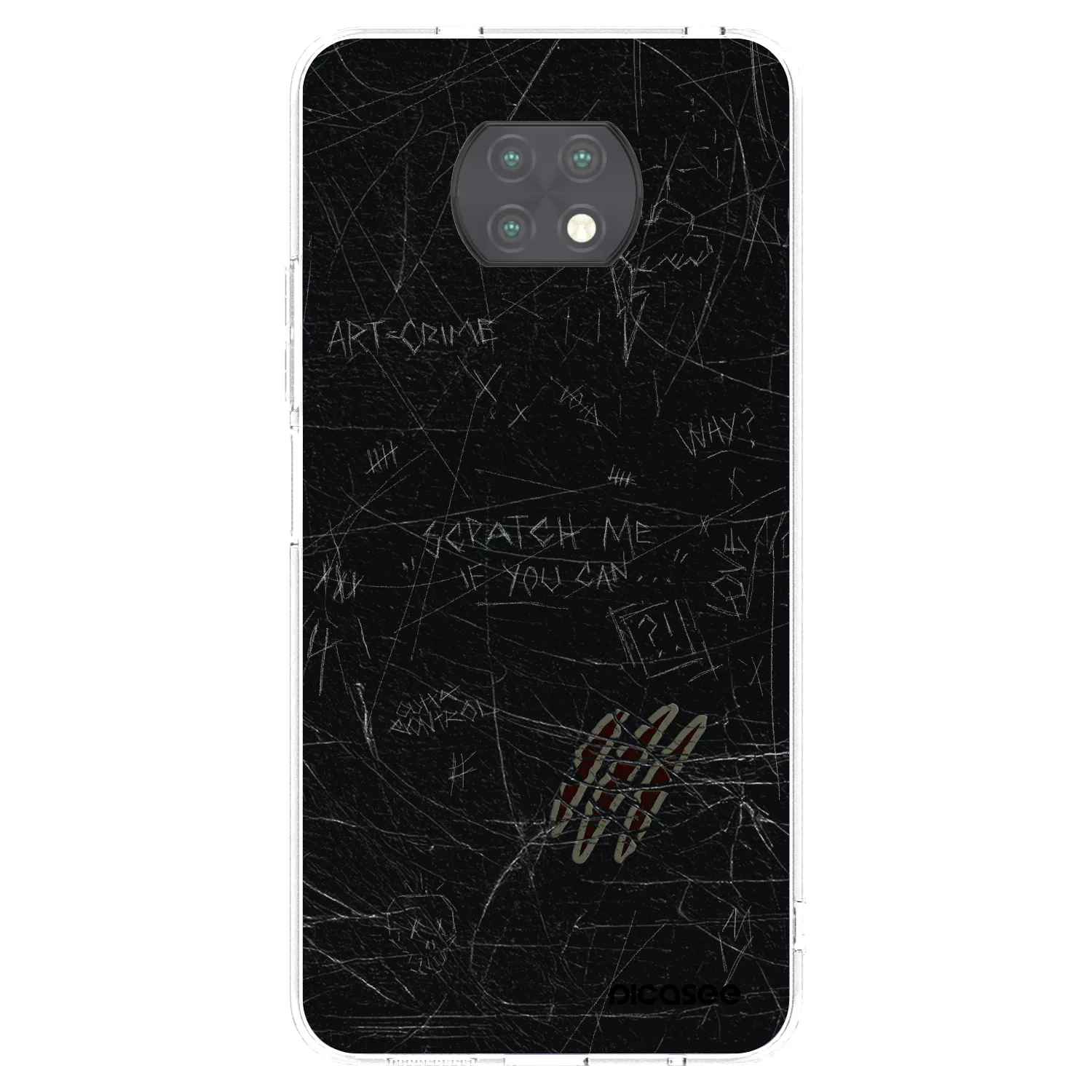 Picasee silikonski prozorni ovitek za Xiaomi Redmi Note 9T - SCRATCH