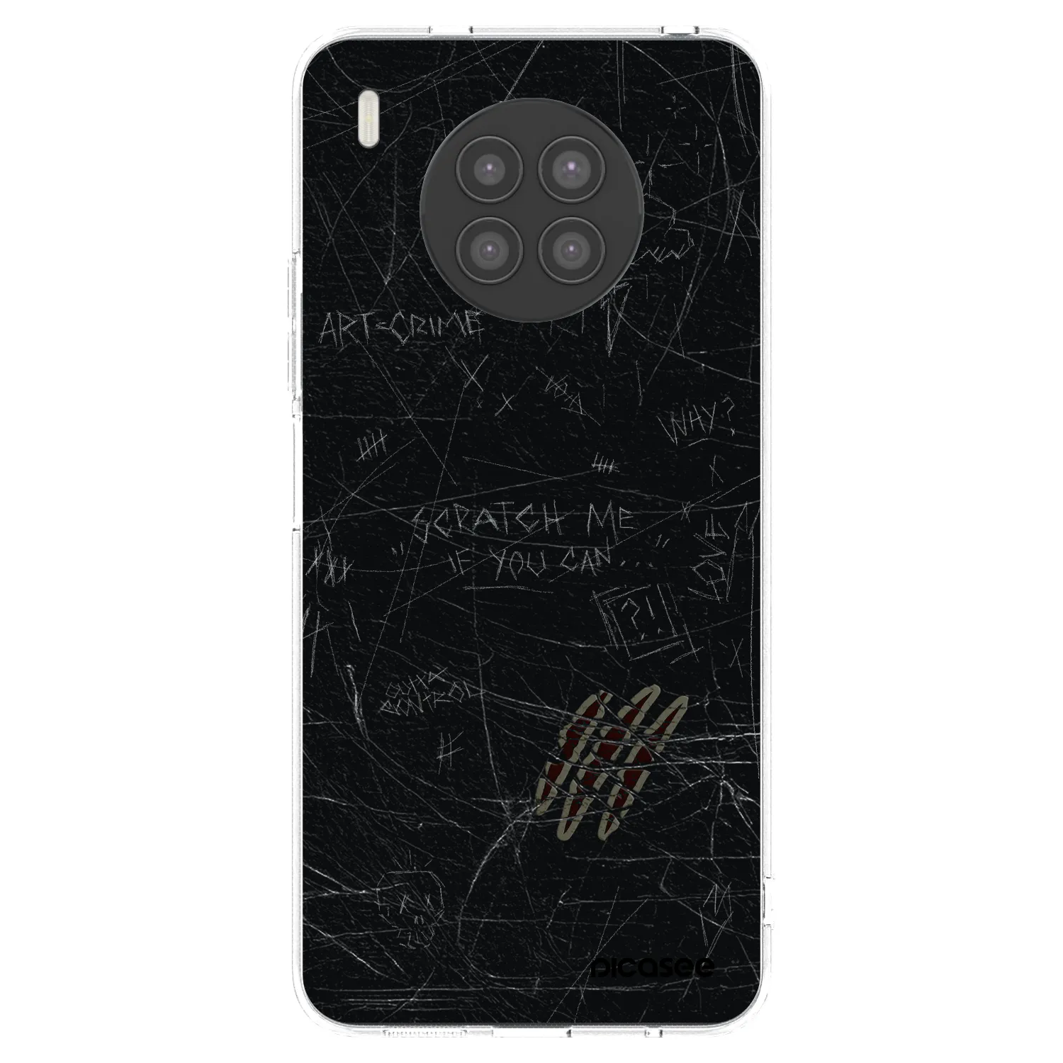 Picasee silikonski prozorni ovitek za Huawei Nova 8i - SCRATCH