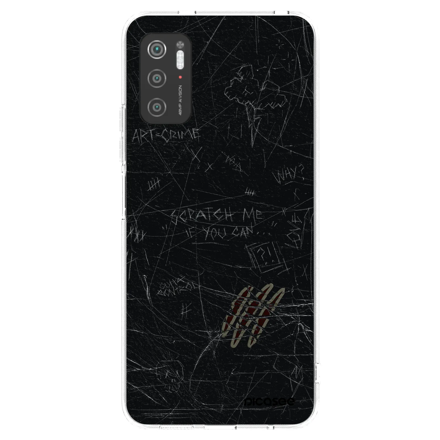 Picasee silikonski prozorni ovitek za Xiaomi Poco M3 Pro 5G - SCRATCH