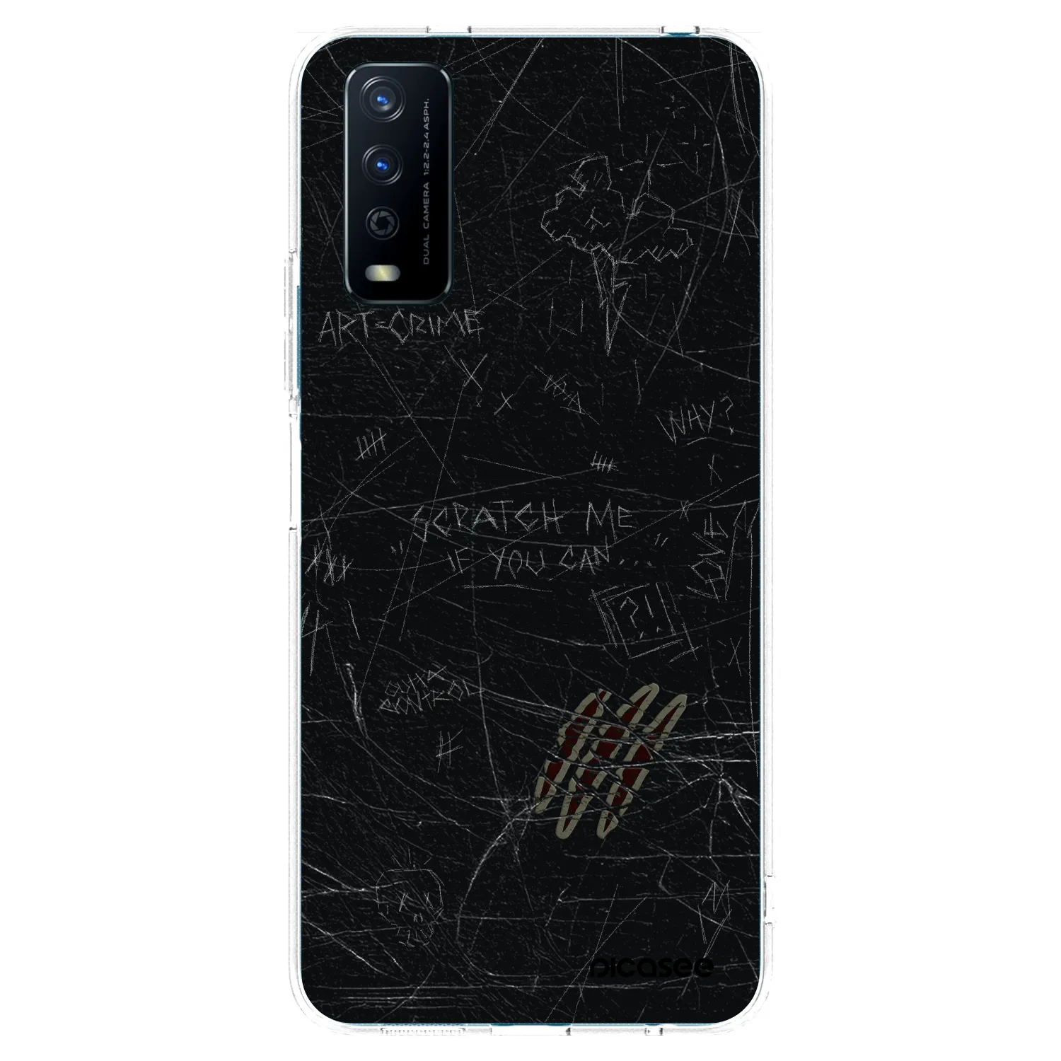 Picasee silikonski prozorni ovitek za Vivo Y11s - SCRATCH