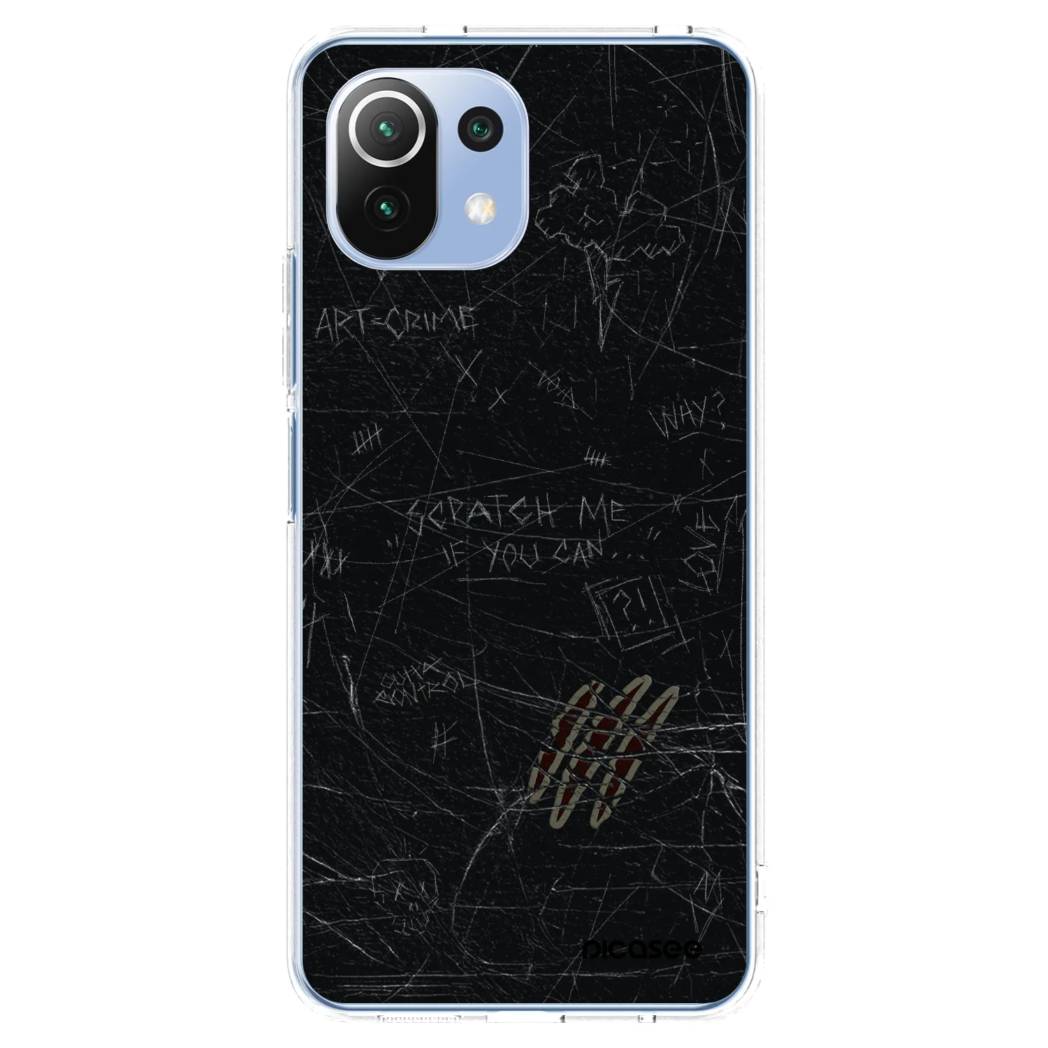 Picasee silikonski prozorni ovitek za Xiaomi 11 Lite 5G NE - SCRATCH