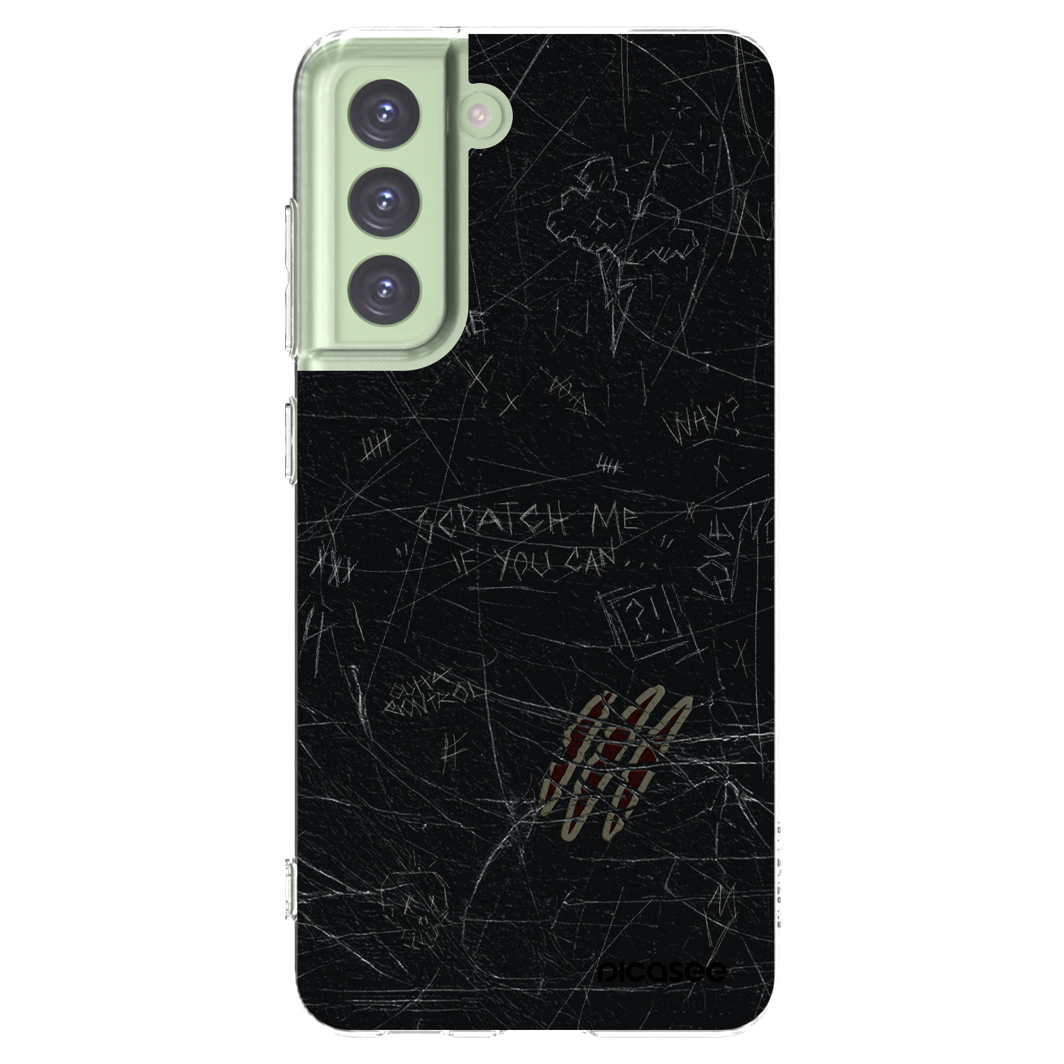 Picasee silikonski prozorni ovitek za Samsung Galaxy S21 FE 5G - SCRATCH