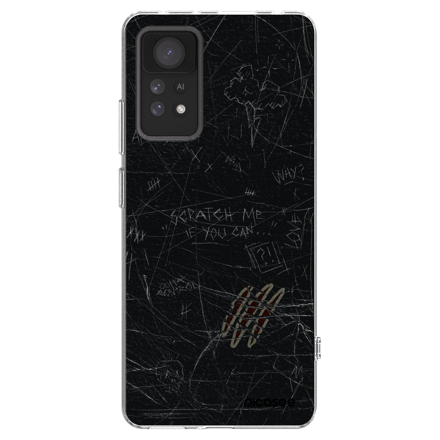 Picasee silikonski prozorni ovitek za Xiaomi Redmi Note 11 Pro - SCRATCH