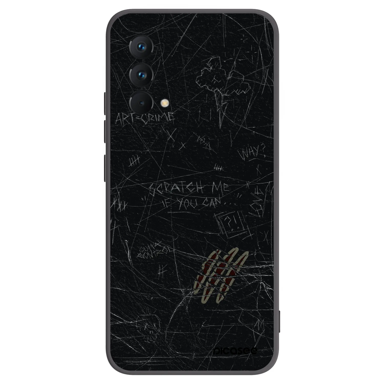 Picasee silikonski črni ovitek za Realme GT Master Edition 5G - SCRATCH
