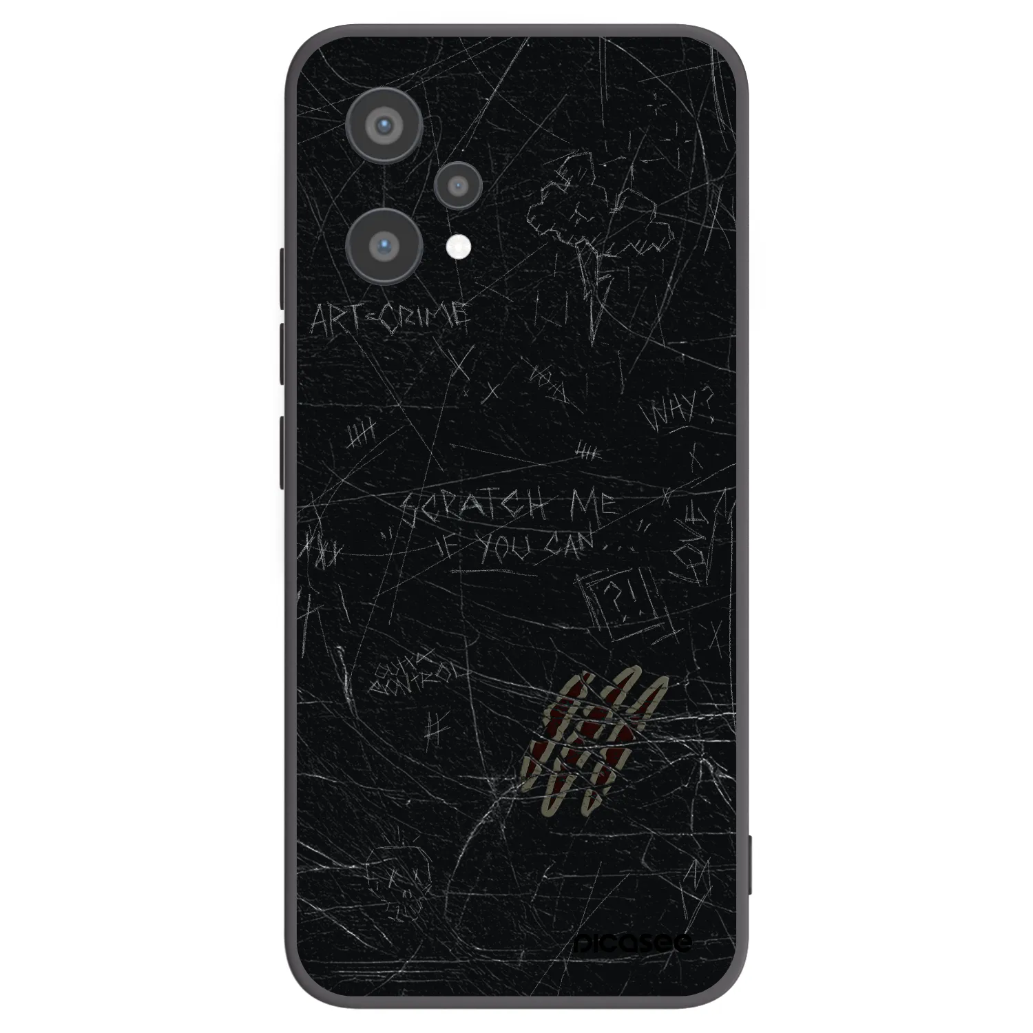 Picasee silikonski črni ovitek za Realme 9 Pro 5G - SCRATCH