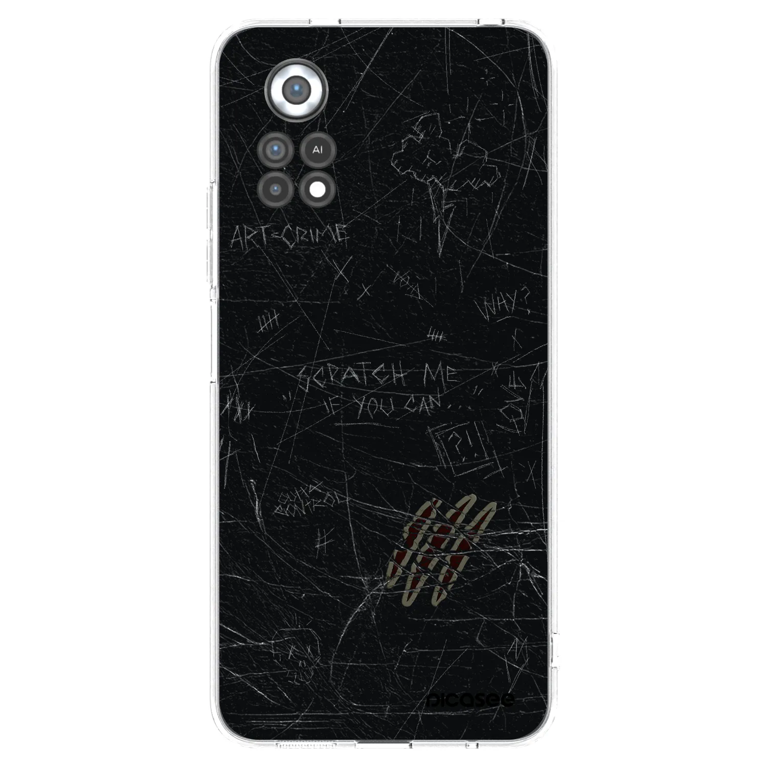 Picasee silikonski prozorni ovitek za Xiaomi Poco X4 Pro 5G - SCRATCH