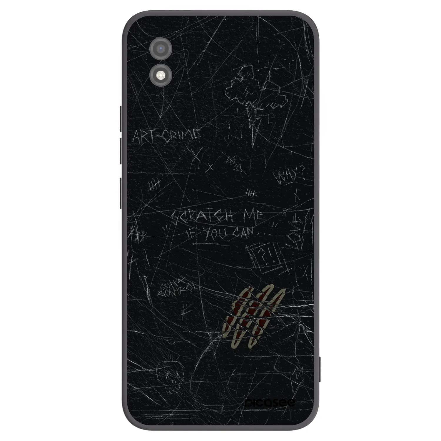 Picasee silikonski črni ovitek za Realme C11 (2021) - SCRATCH