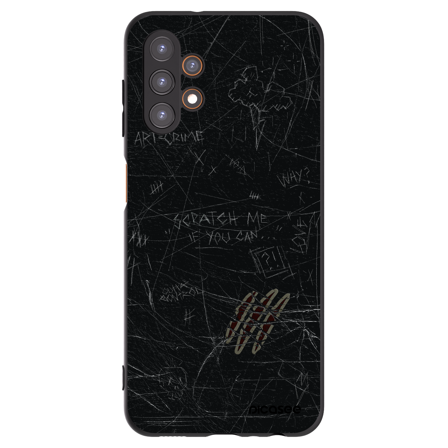 Picasee silikonski črni ovitek za Samsung Galaxy A13 4G A135 - SCRATCH
