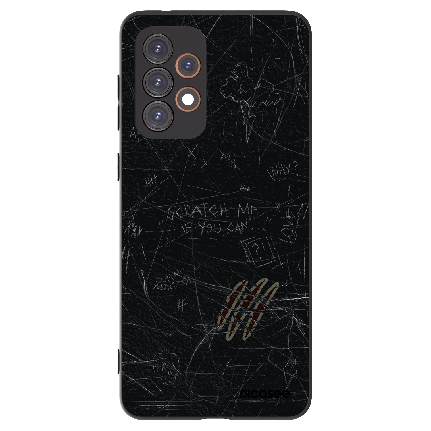 Picasee silikonski črni ovitek za Samsung Galaxy A33 5G A336 - SCRATCH