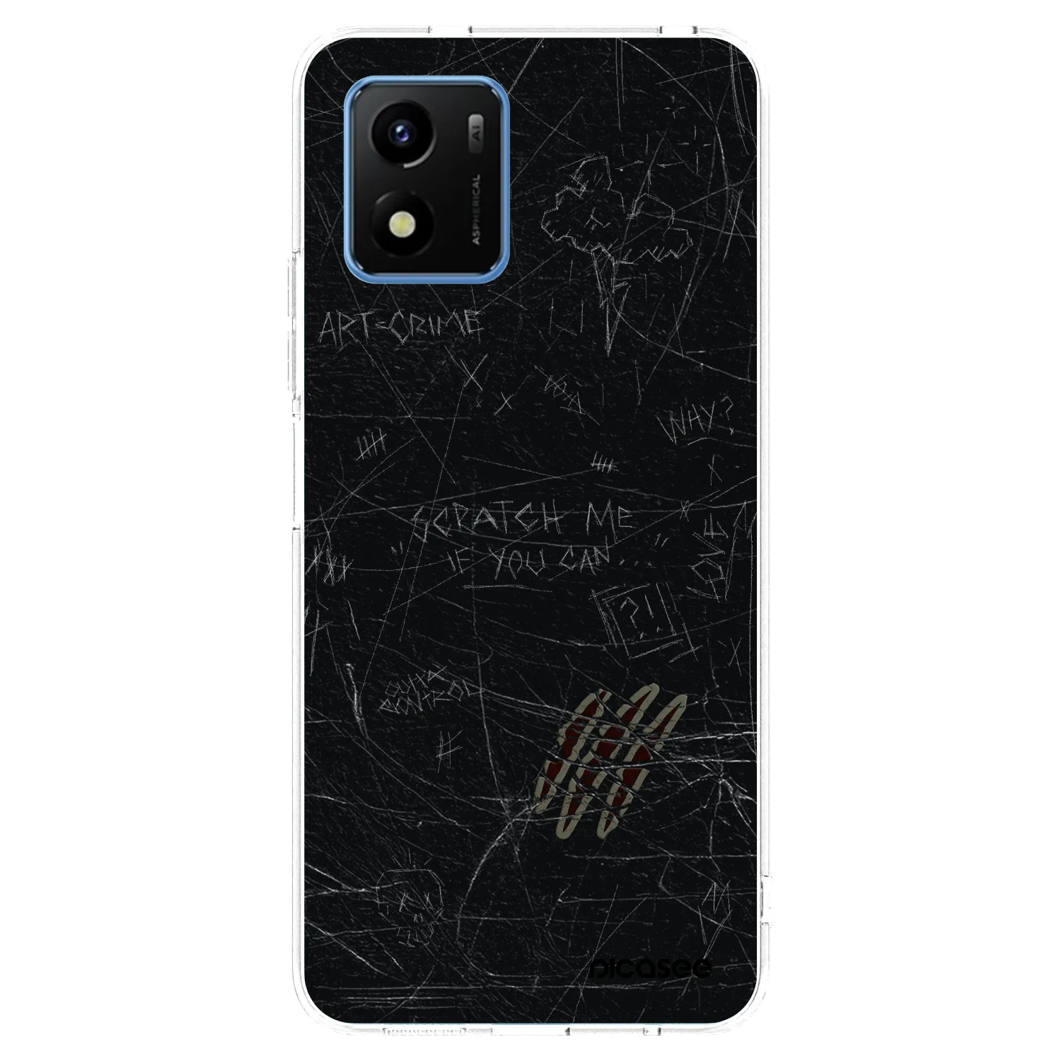 Picasee silikonski prozorni ovitek za Vivo Y01 - SCRATCH