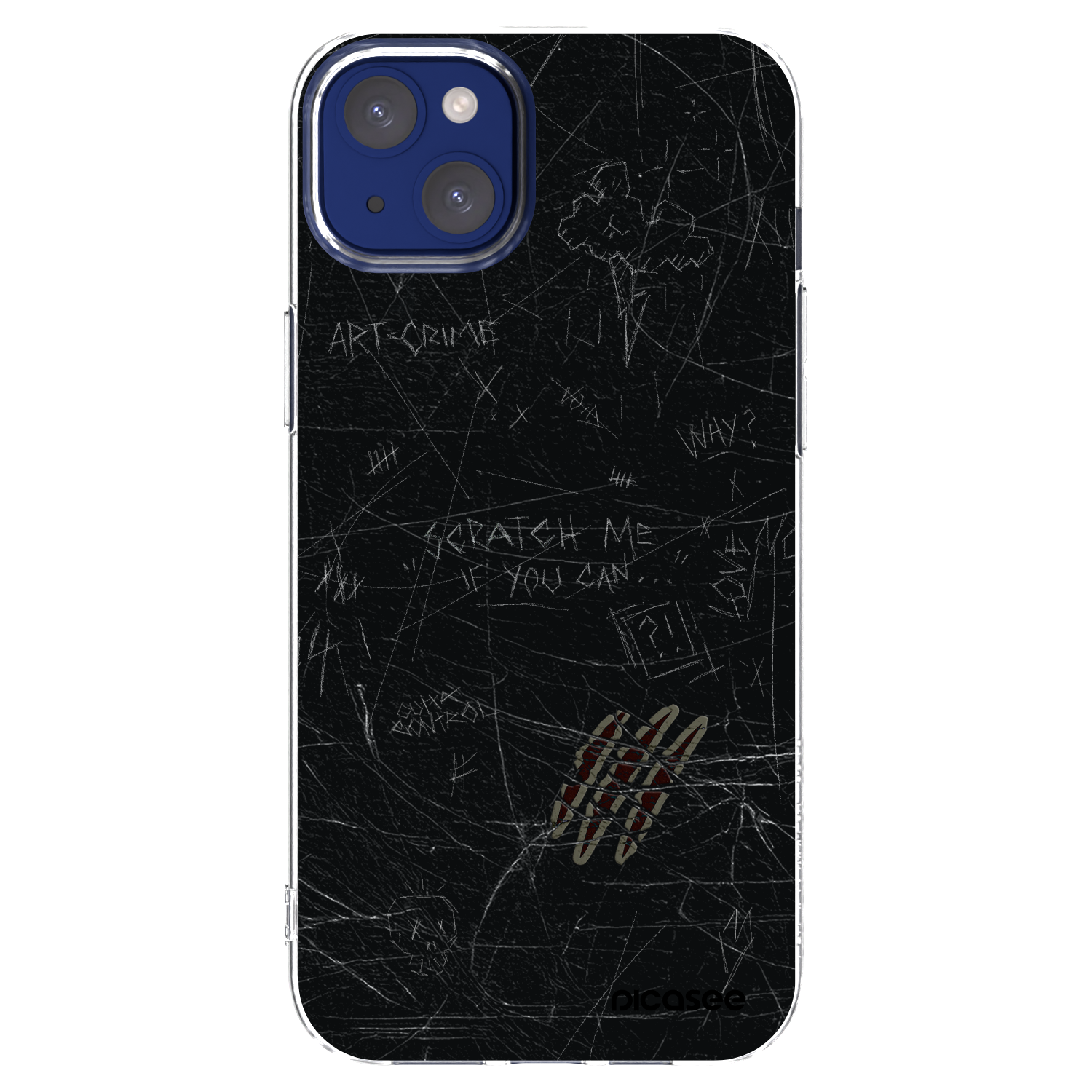 Picasee silikonski prozorni ovitek za Apple iPhone 14 Plus - SCRATCH